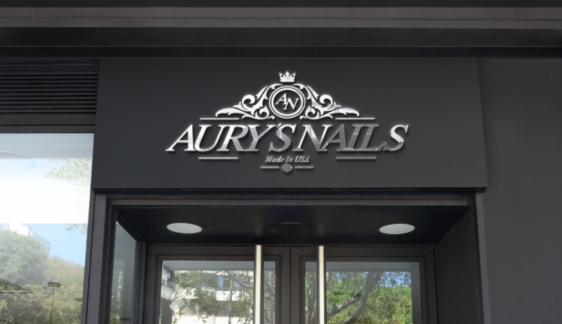 Aury's Nails Brand Identity