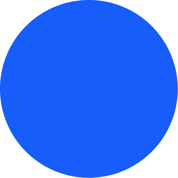 Blue Color Fill Circle